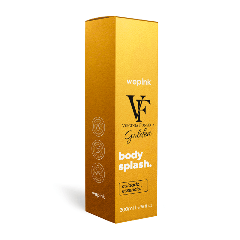 Body Splash VF Golden Desodorante Colônia 200ml - Wepink