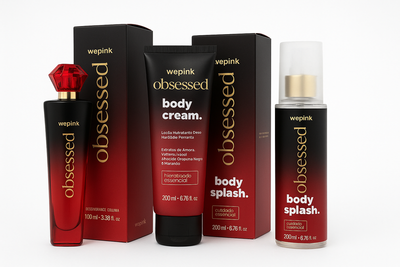 KIT - Perfume Obsessed + Body Splash Obsessed + Creme Corporal Obsessed